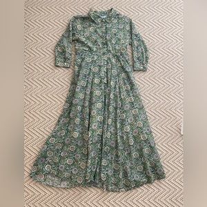 Julia Amory Block Print Shirt Dress Fall